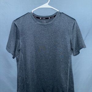 tek gear Men's Heather Charcoal Crew Neck Short Sleeve Tee